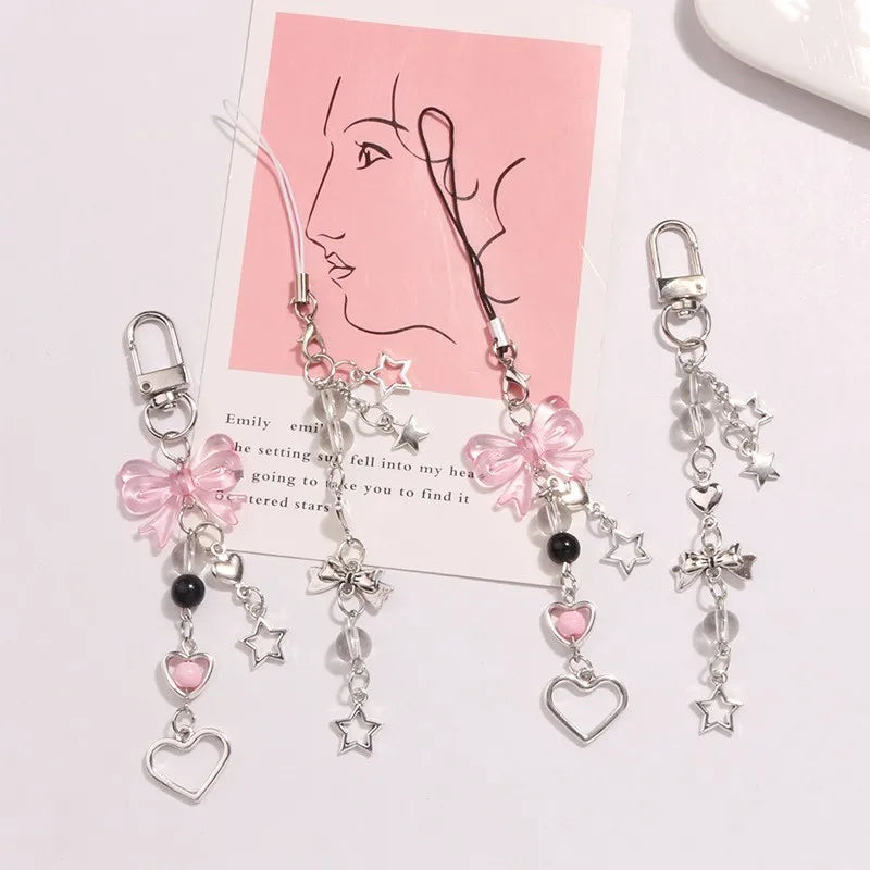 pink phone charm